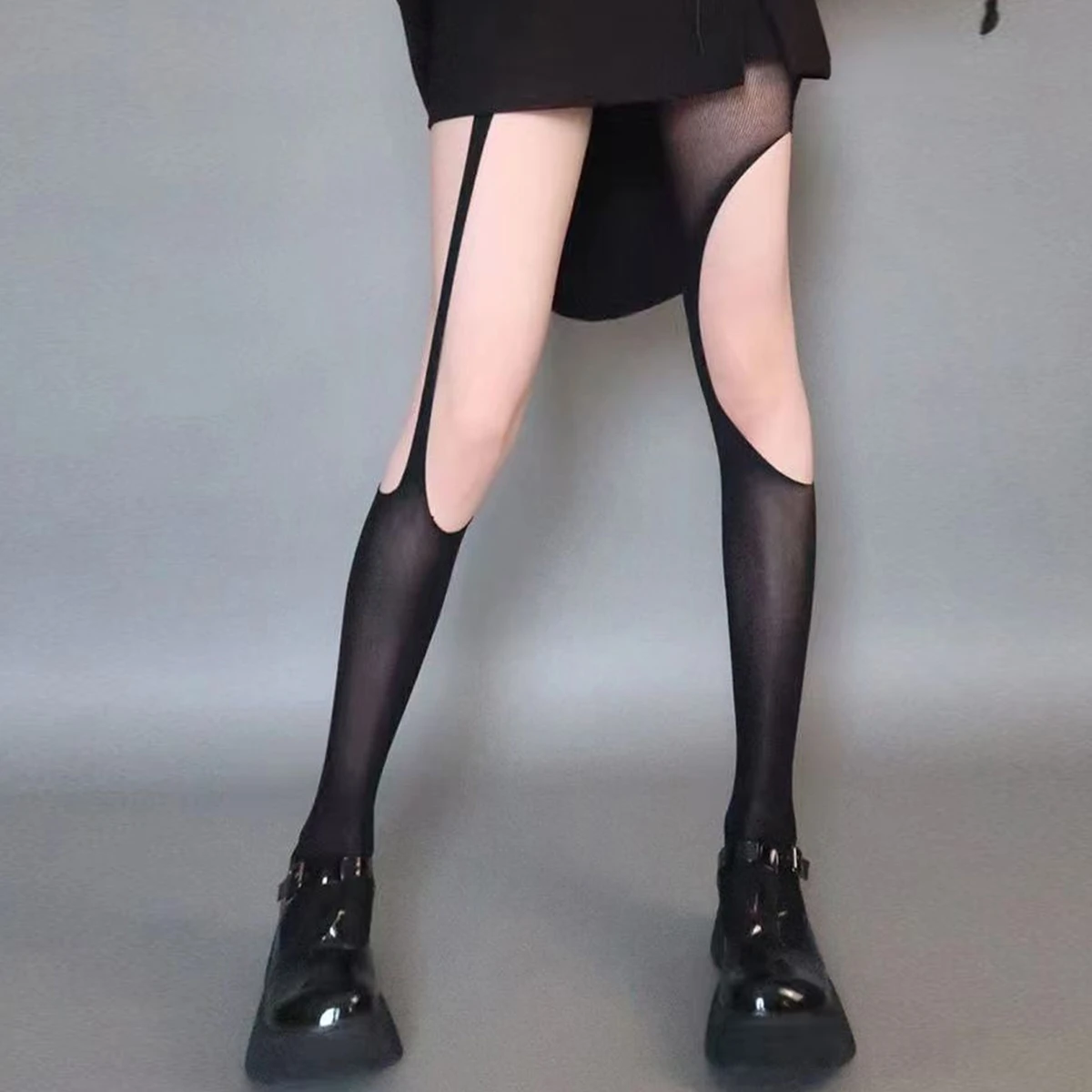 

Garter Belt Big Hole Hottie Events Cosy Net Socks Lady's Fish Net Hosiery Dance Tricot Funny Japanese Vulgar Undergarment