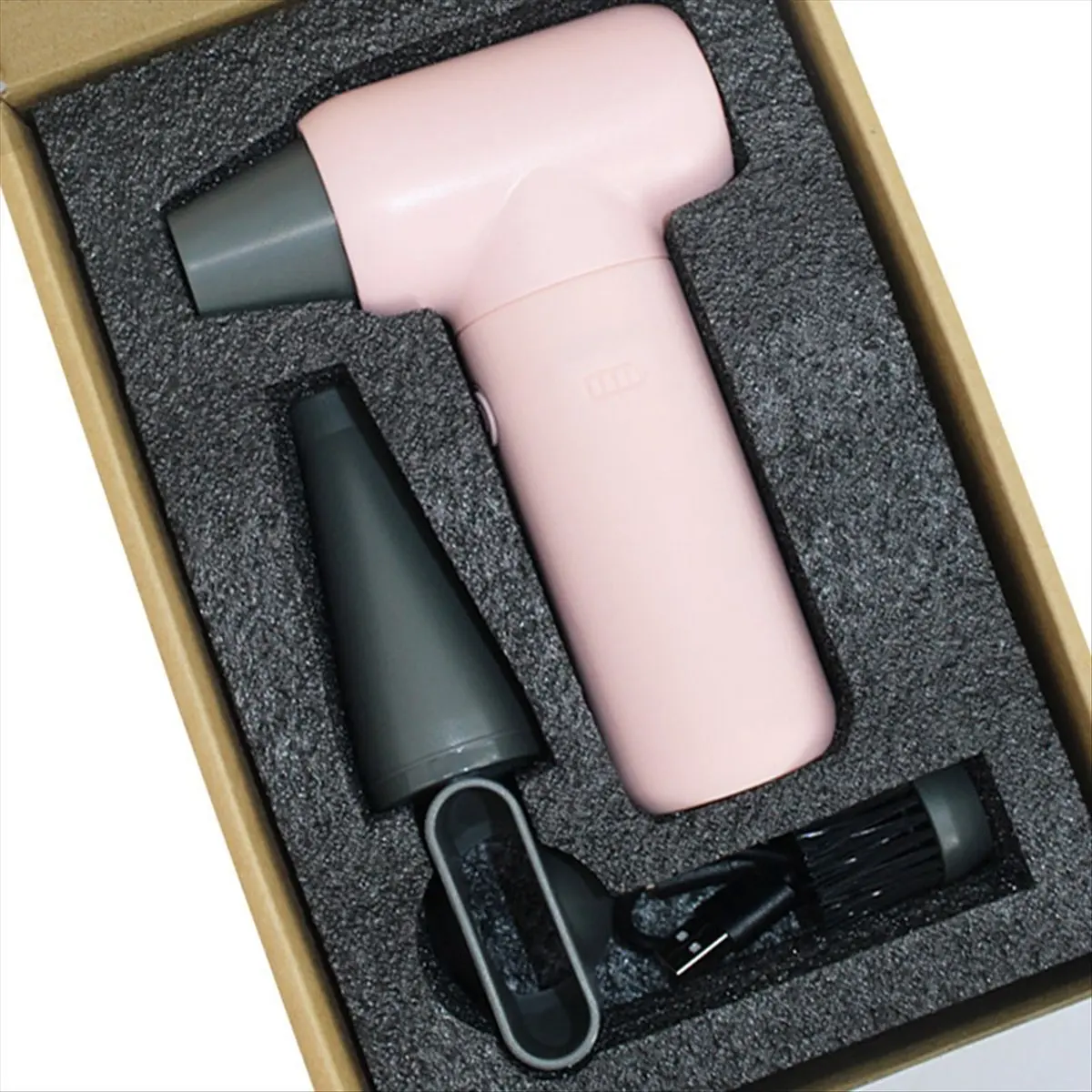 

HGHO Turbo Jet Fan Mini Handhold Violent Turbofan 110000RPM High Speed High-Performance Outdoor Blower for Car Clean Black