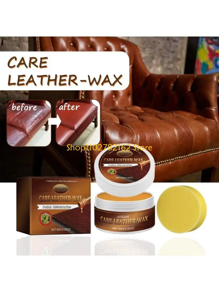 547B Effective Leather Protectant Wax 80g Effective Scratch Remover Perfect for Long Lasting on Various Hard Materials