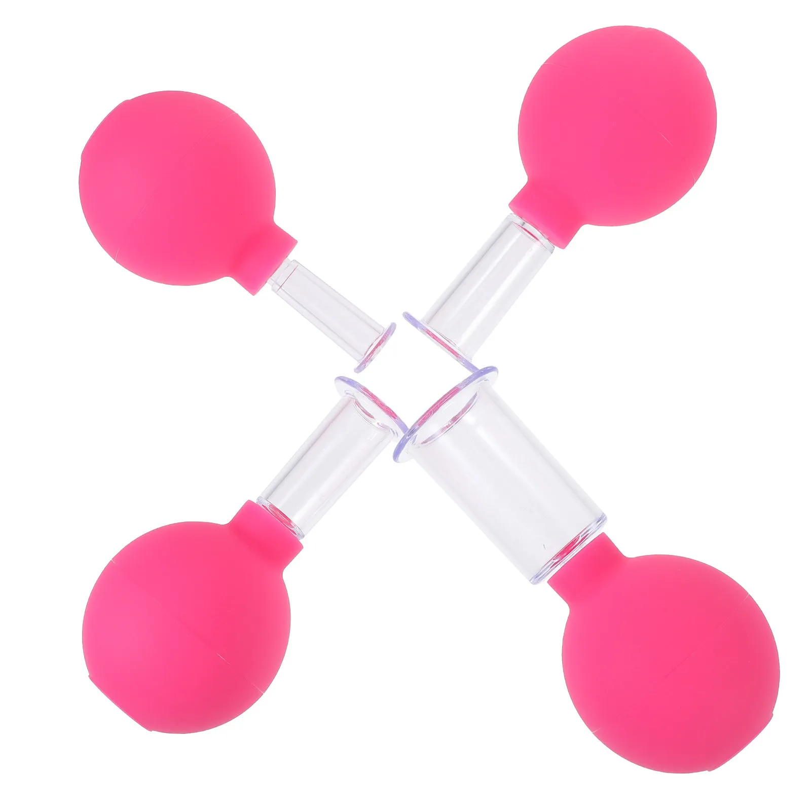 

Набор из 4 силиконовых вакуумных банок для массажа тела и лица, домашней терапии, снятия меридианного давления, удаления ветра и влаги, безопасные, гипоаллергенные