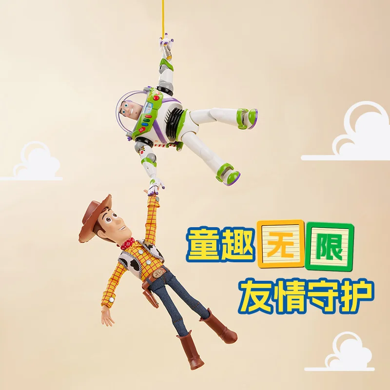 Disney oficial toy story buzz lightyear, rex, alienígenas bonecos de pelúcia e bonecos de ação presente de natal