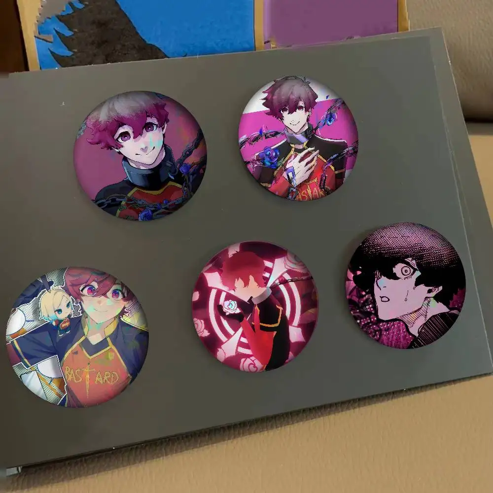 Anime Characters Alexis Ness Round   Anime Brooches Cute Cartoon Badge Jacket Jeans Lapel Pin Gift Accessorie