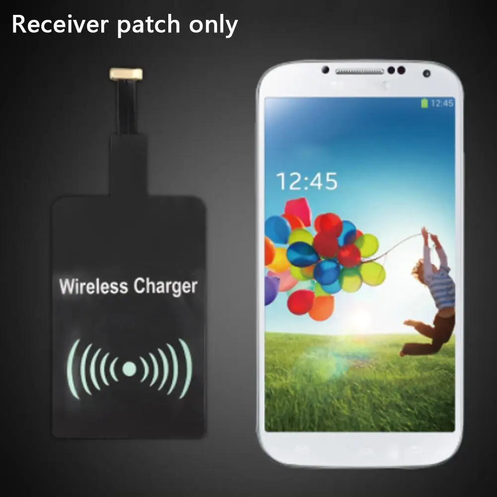 Type-C Wireless Charging Receiver Fast And Stable Charging Ultra Thin Patch Charger Adapter For Samsung Huawei Xiaomi