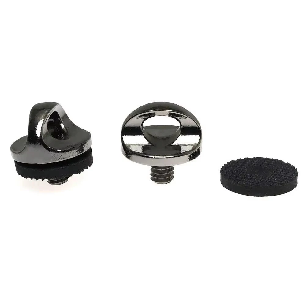 카메라 넥 스트랩 나사 거치대, 고무 와셔 포함, 퀵릴리즈 손목 스트랩 슬링용, 1/4-20 나사, 1/4 인치 카메라 나사, 2 개
