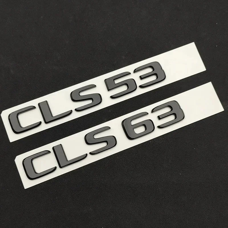 

3D ABS Chrome Letters Car Rear Trunk Badge Sticker For Mercedes CLS 53 63 AMG W218 W219 CLS53 CLS63 Emblem Logo Auto Accessories