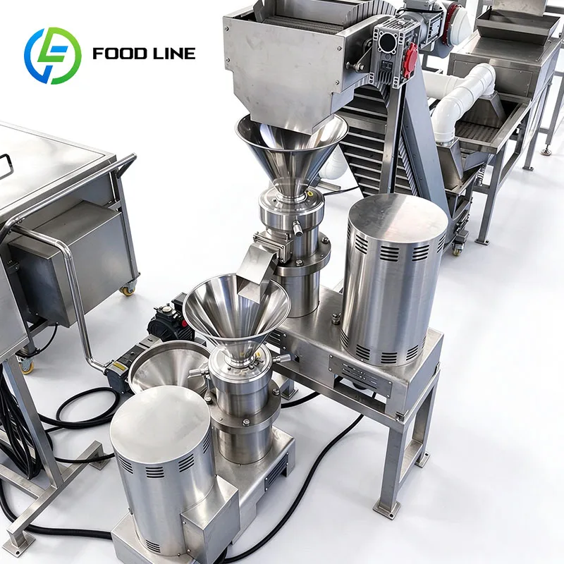 Colloid Mill Wet Grinder Nut Butter Machine Cashew Butter Peanut Paste Tahini Fruit Sauce Customized