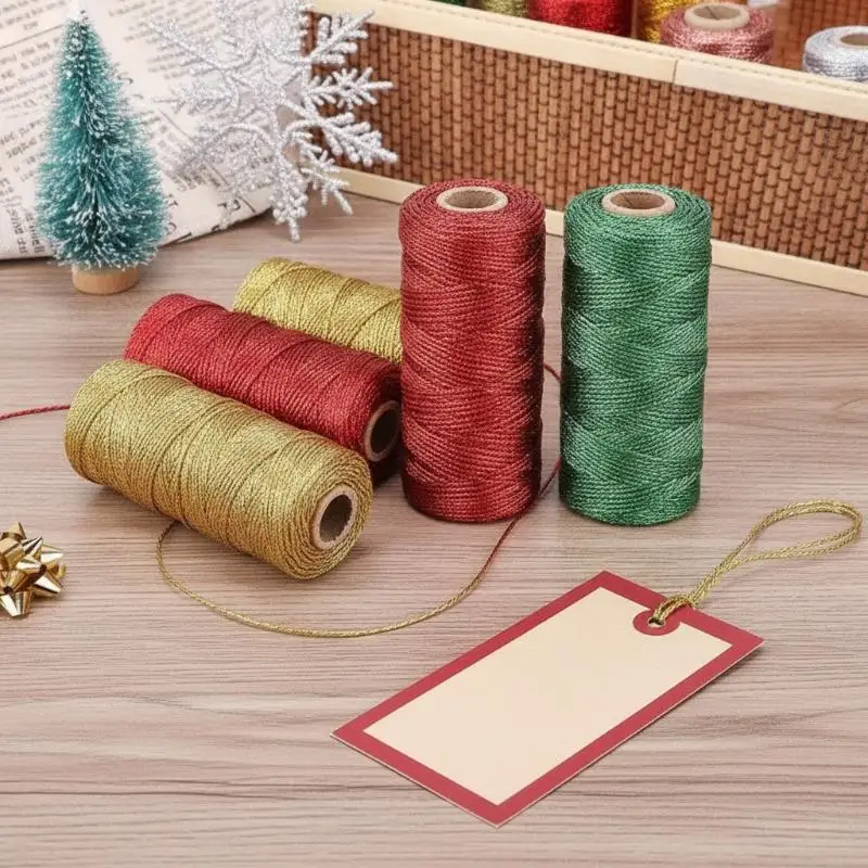 1.5mm 100 Meters Colored Macrame Cord Smooth Durable Rope for DIY Dream Catcher Craft Wedding Venue Decor