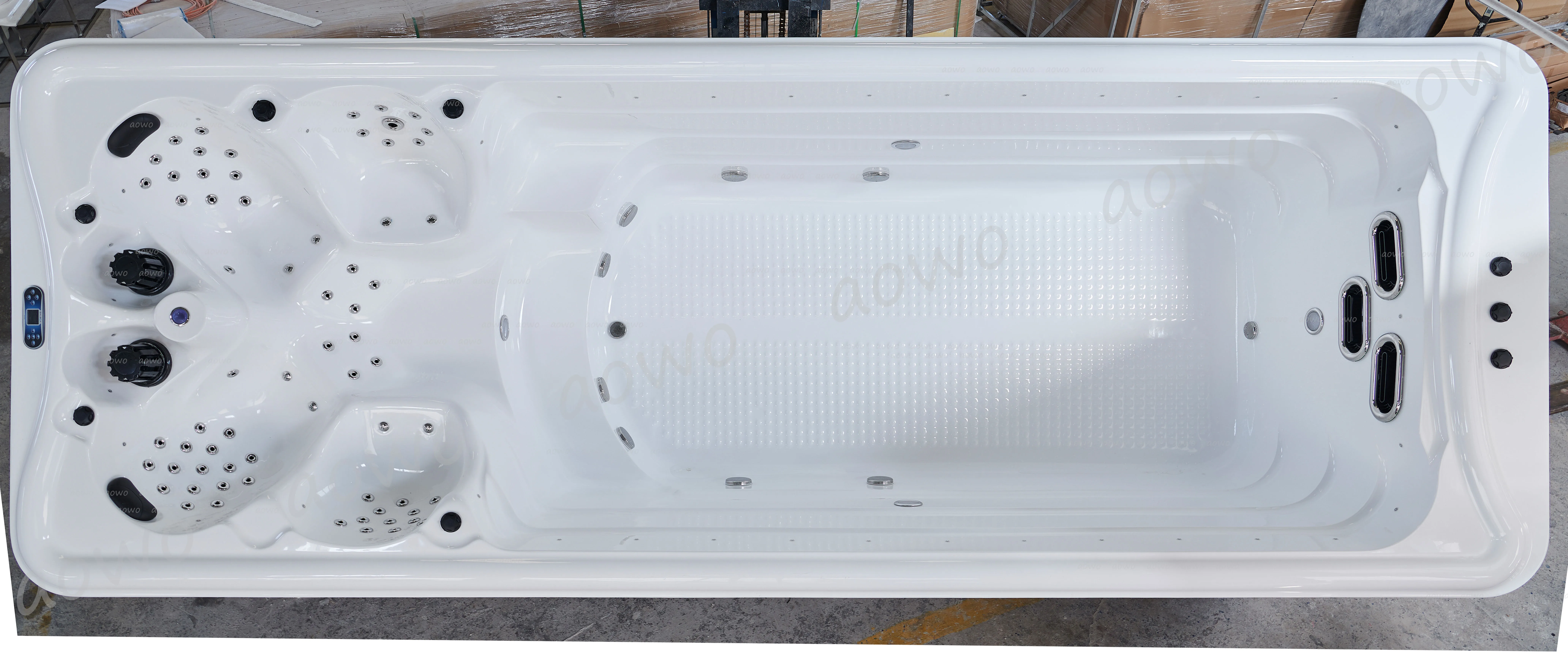 Spa Swim Pool 5.8m 7m and 8m Training  Hot Tube Outdoor Endless Pool Yacuzzi Hydromassage Bathtubs Water Circulatory System