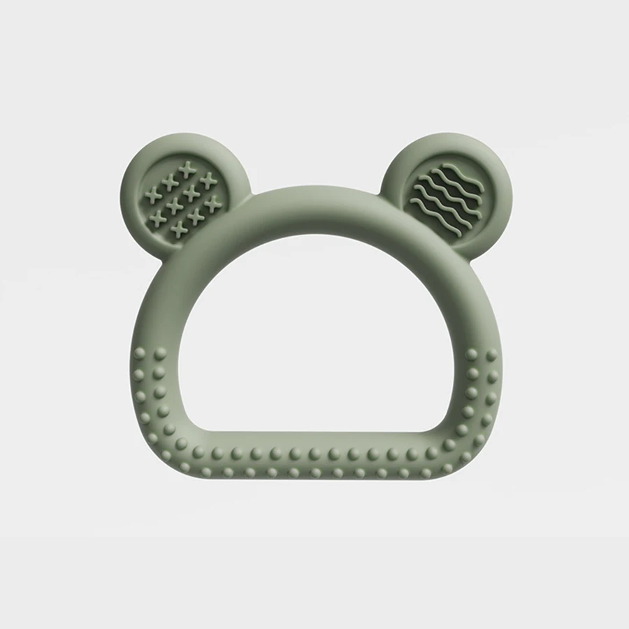 الأطفال سيليكون حلقة التسنين الطفل فترة الجنس عن طريق الفم مهدئا التسنين مضغ اللعب سيليكون الطفل الأسنان الصغيرة استخدام مناسبة