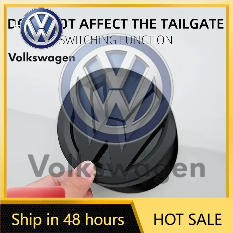 

Декоративные накладки для автомобилей VOLKSWAGEN VW: глянцевые черные эмблемы для передней решетки, наклейки-логотипы для крышки багажника.