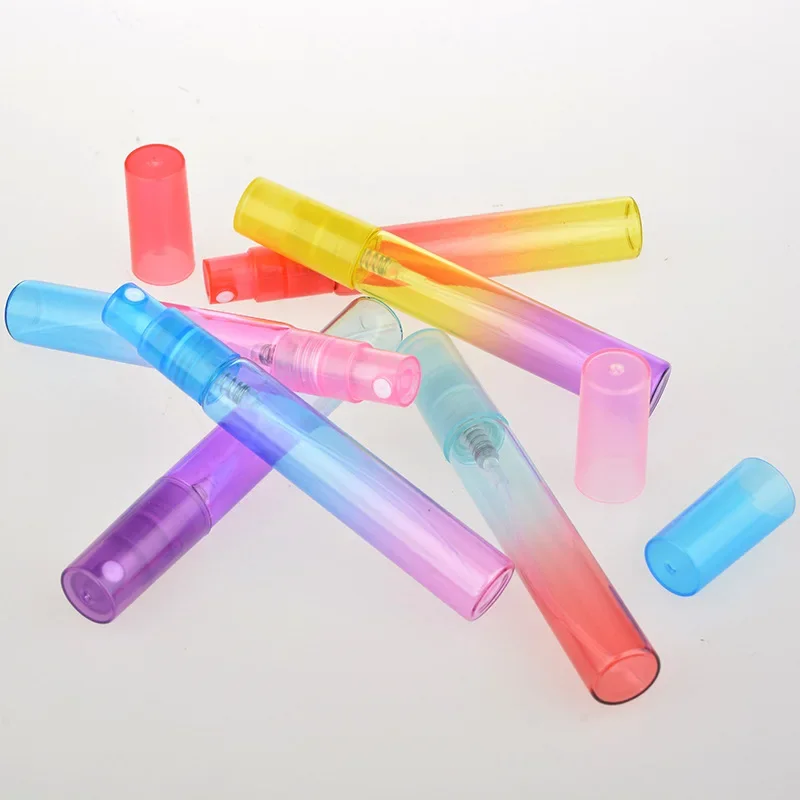 6PCS 8ML Bunte Glas Parfüm Flasche Dünne Glas Wasser Spray Flasche Fläschchen Leere Kosmetische Behälter Für Reise – Detail 10