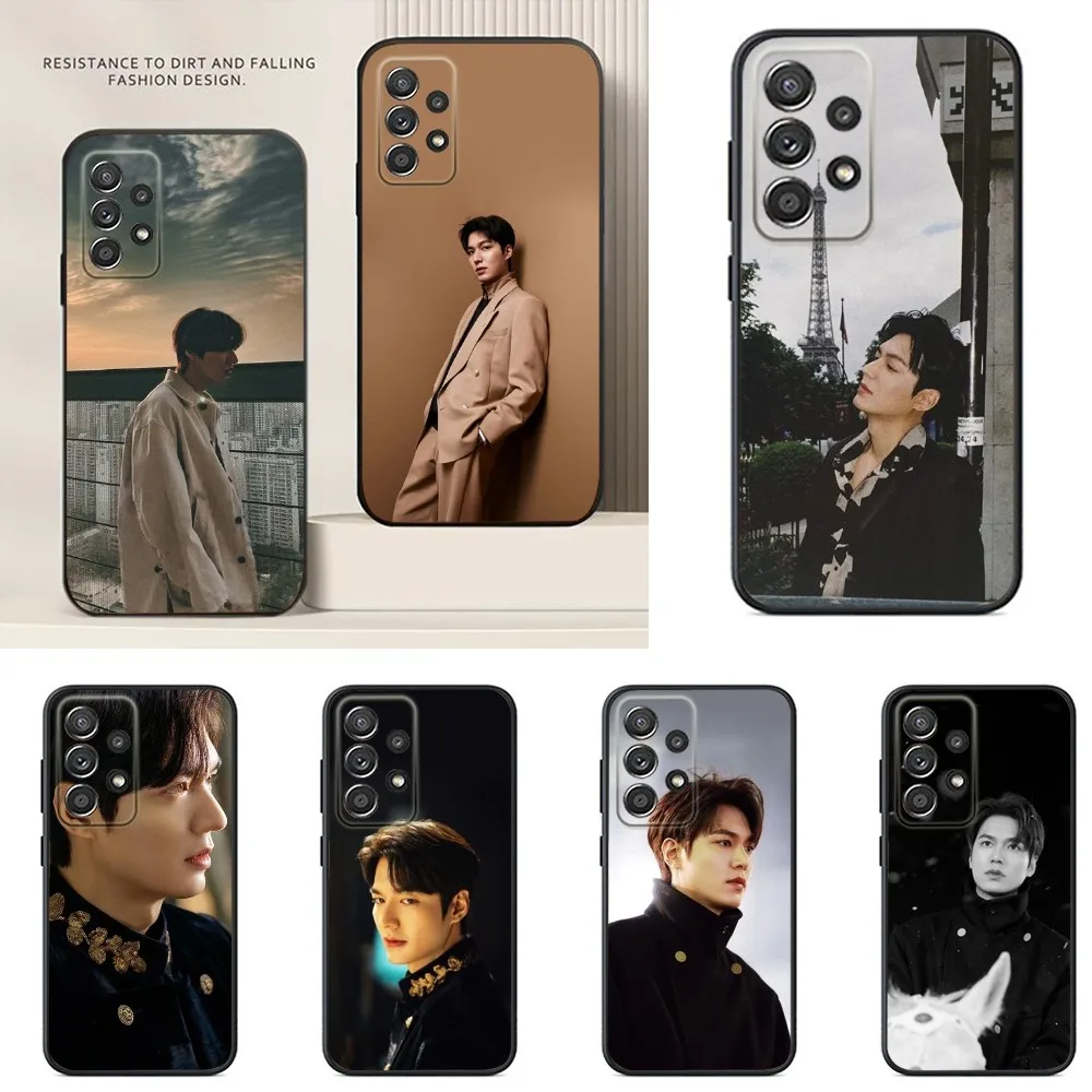 Actor L-Lee min ho Phone Case For Samsung S24,S23,S22,S21,S20,S10,S10E,S9 Plus FE Note 20 Ultra 10,9 Plus Black Case