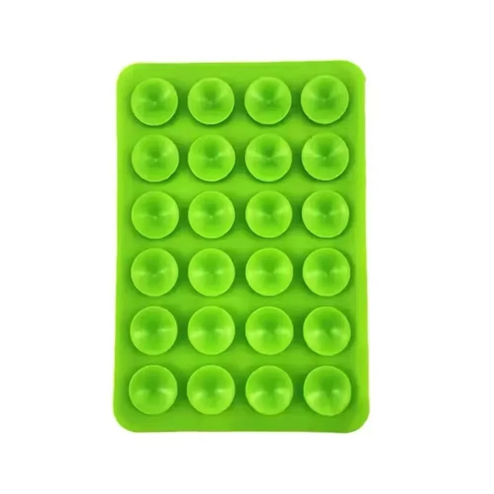 Silikon-Saugnapf-Handyhalterung Multifunktionale Saugnapf-Wandhalterung Quadratische Rutschfeste Einseitige Gehäusehalterung Rückseitiger Aufkleber