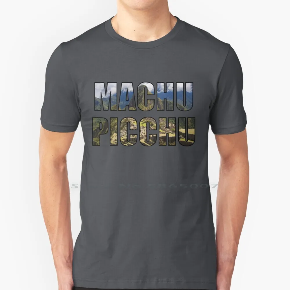 Machu Picchu 100% Cotton T Shirt Peru Inka Inca Machu Picchu Cusco Lima Tee Short Sleeve Long Sleeve Gift