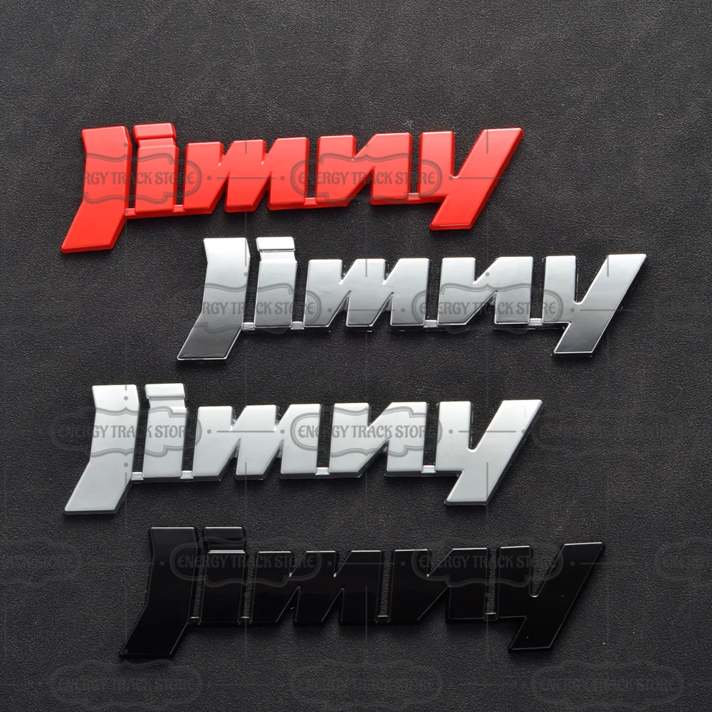 Car Sticker For Suzuki JIMNY Lettering Logo Front Grille Emblem Side Fender Rear Trunk Badge Grand vitara Sx4 Swift 4X4