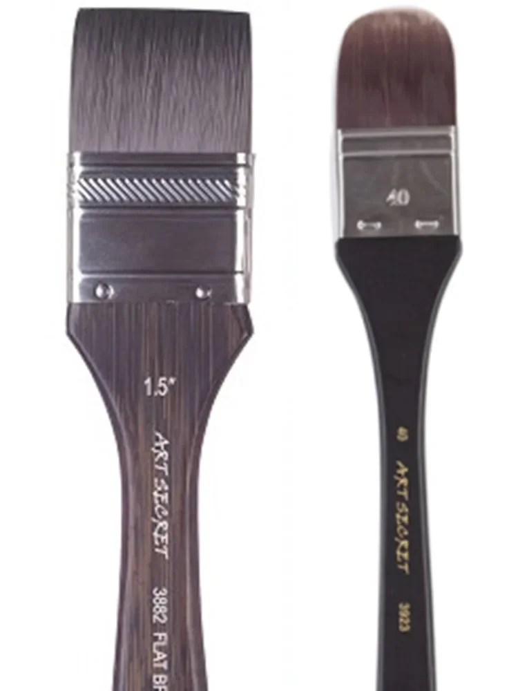 ArtSecret High Grade 3882 3923 Oil Acrylic Watercolor Brush Synthetic Long Hair Wooden Handle Painting Tool Art Artist Supplies