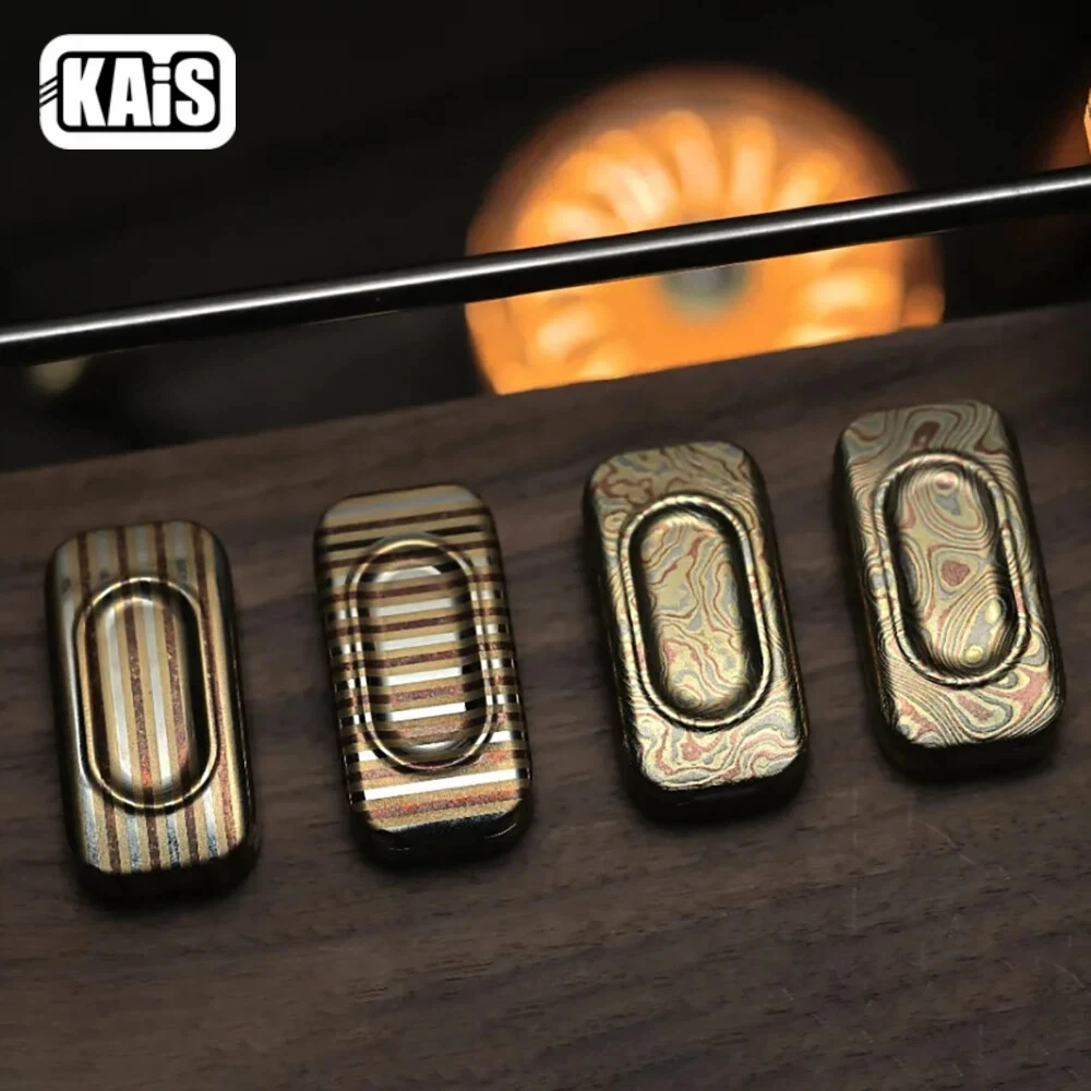 

Игрушка-антистресс KAIS EDC POPO Mokume Fidget Slider для снятия стресса, фиджет-игрушки для взрослых, аксессуары для офисного стола, гаджеты для снятия тревоги