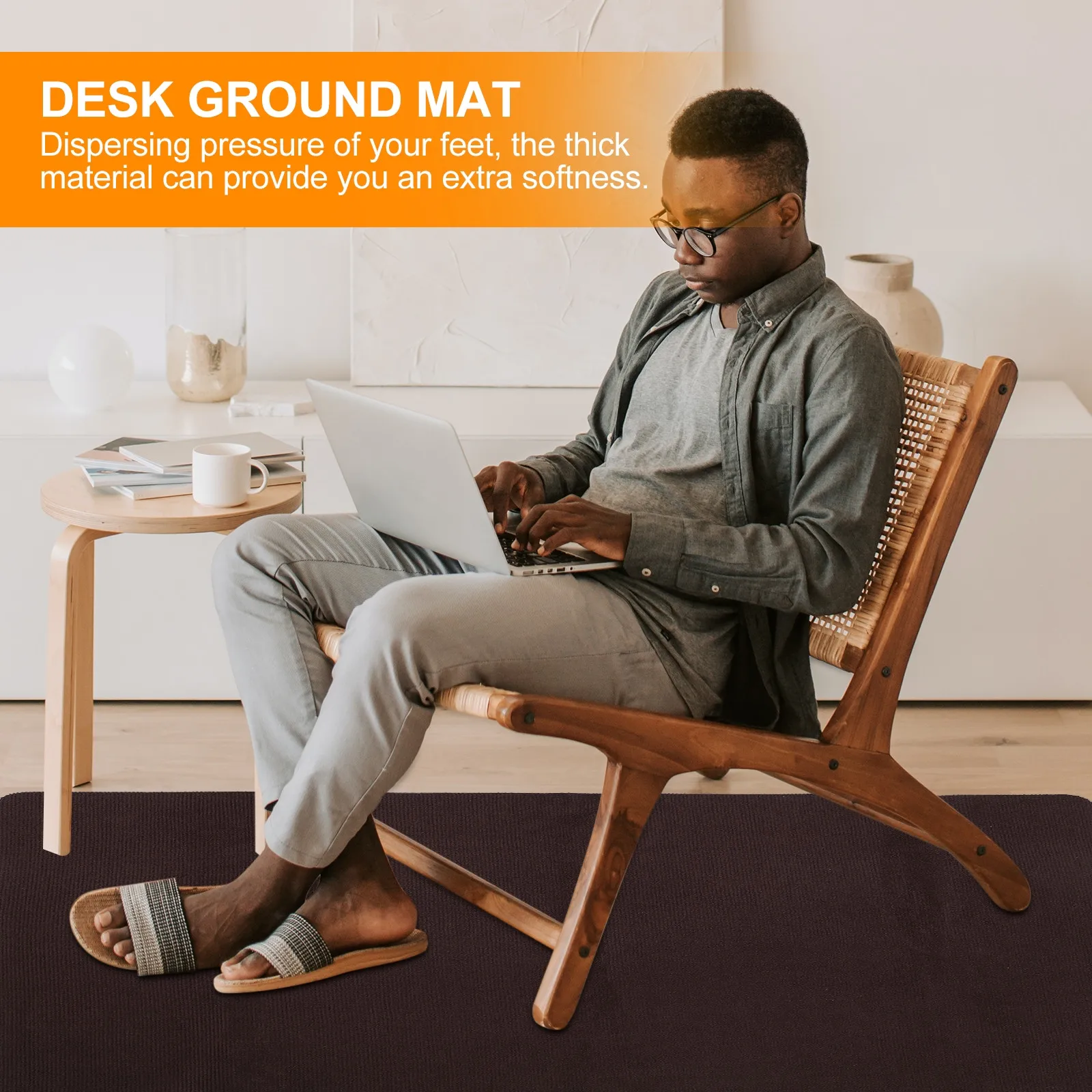 

Коврик для игрового кресла, нескользящая подкладка для офисного кресла, декоративная самоклеящаяся накладка, простая установка, для дверных проемов, туалетов