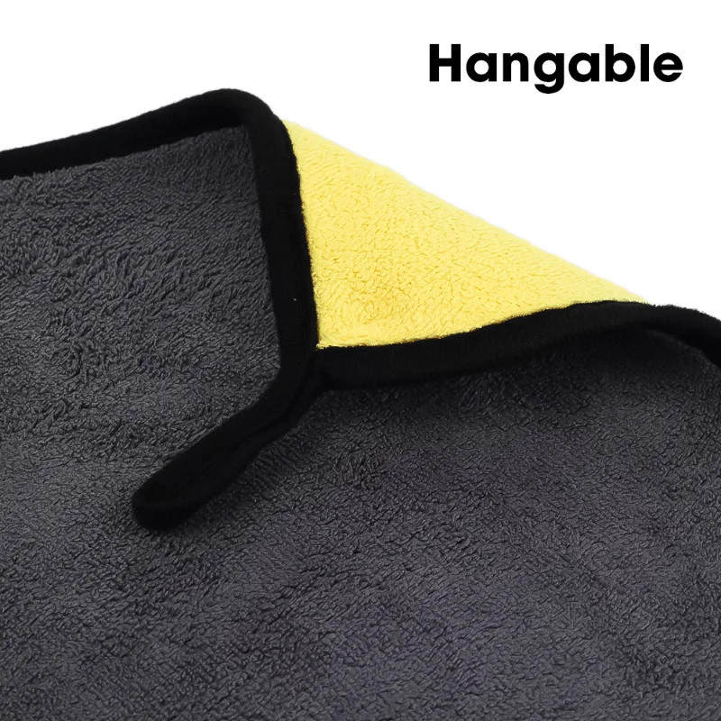 60X160cm Big Size Towel for Car Body Cleaning Soft Drying Cloth Double Layer Clean Rags Microfiber Washing Towels