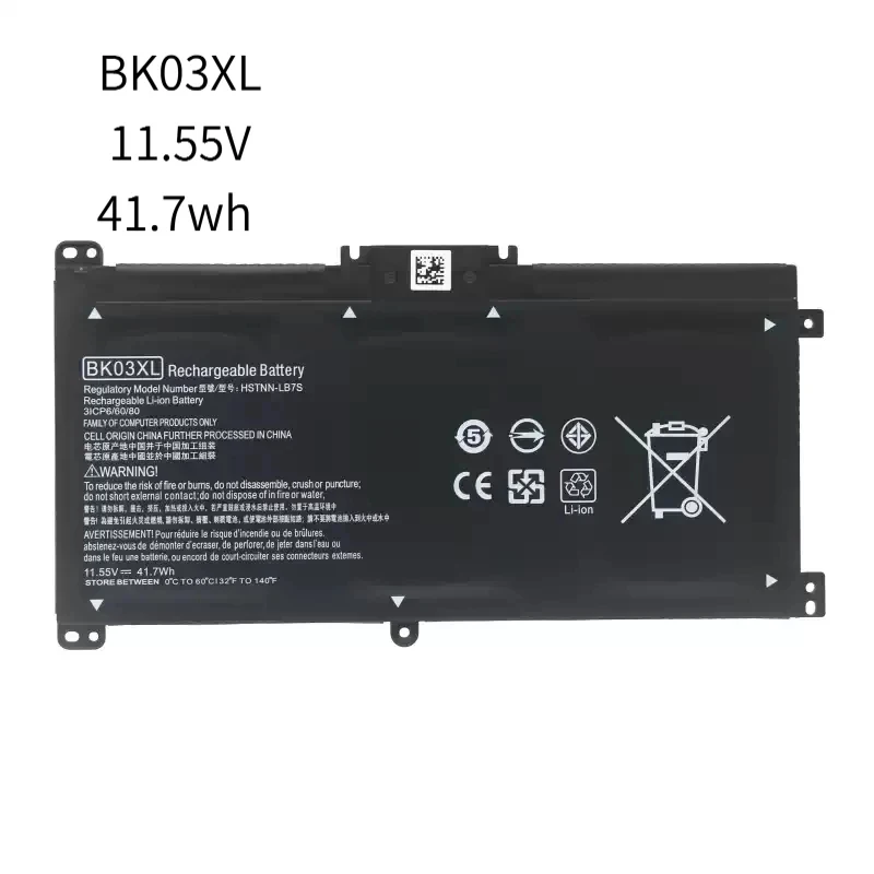 

BK03XL Battery For HP Pavilion HSTNN-LB7S HSTNN-UB7G X360 14 14m 14-BA033TX 14-ba001ns TPN-W125 916366-541 916811-855