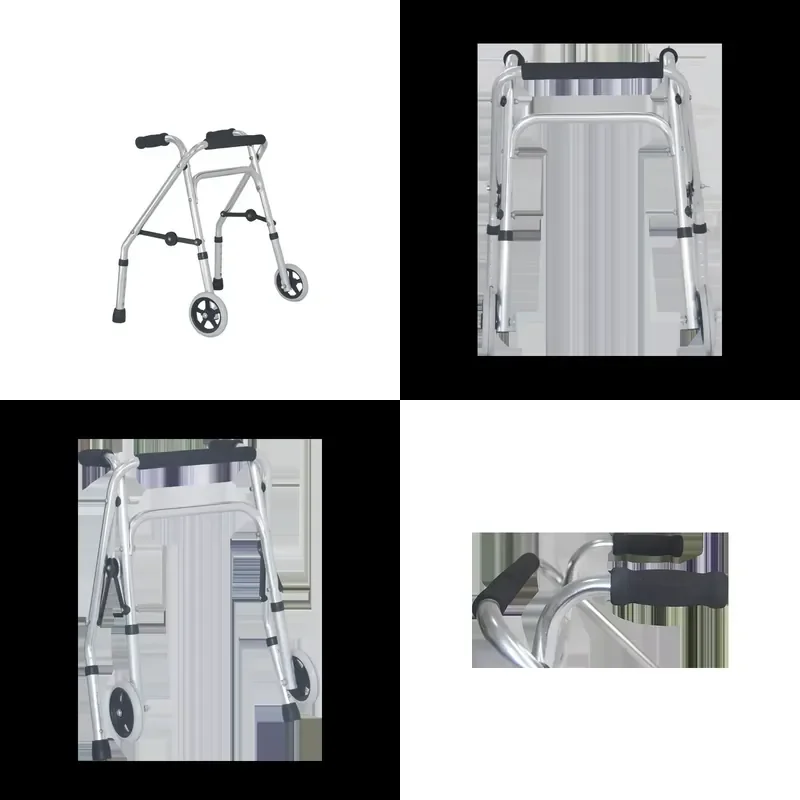 Medical aluminum child walker with wheels