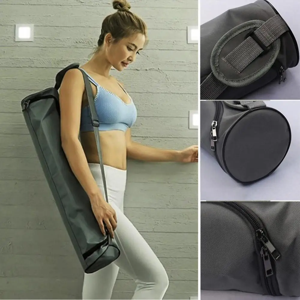 

Многофункциональная портативная сумка для йоги, рюкзак для тренажерного зала и фитнеса, коврик для йоги, одеяло, водонепроницаемая сумка из ткани Оксфорд на плечо