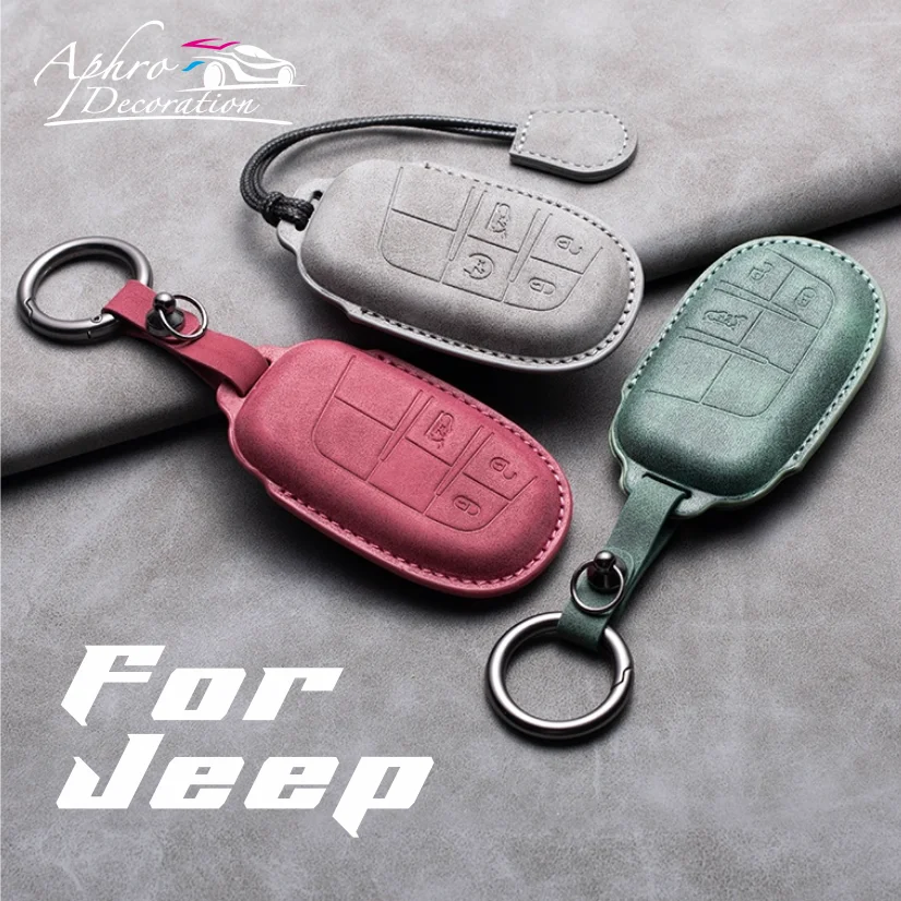 

2/3/4/5BTN Car Smart Key Case Shell For Jeep Grand Cherokee Dodge Ram 1500 Journey Charger Dart Challenger Durango