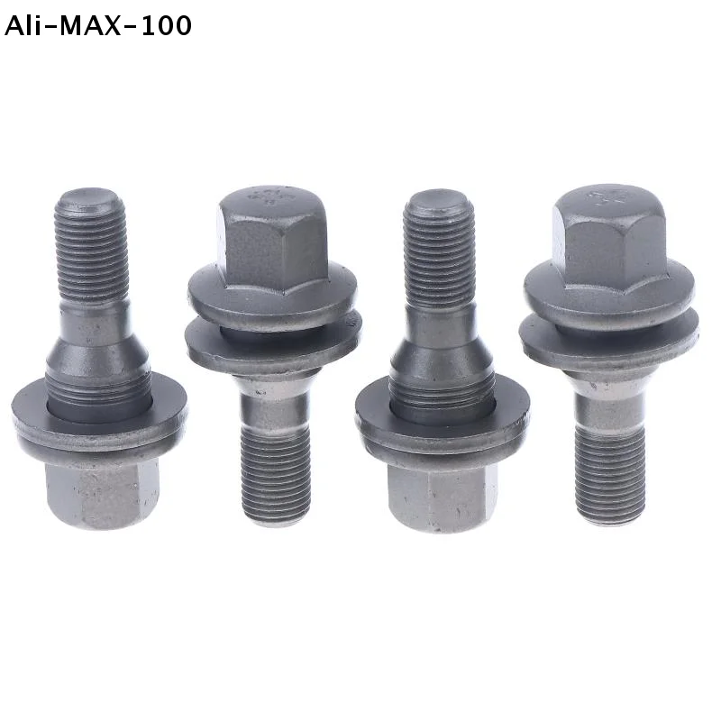 

【Au】4Pcs Wheel Nuts Bolts Fit For Peugeot 206 207 208 308 407 3008 17mm HEX Wheel Lug Bolts 540567
