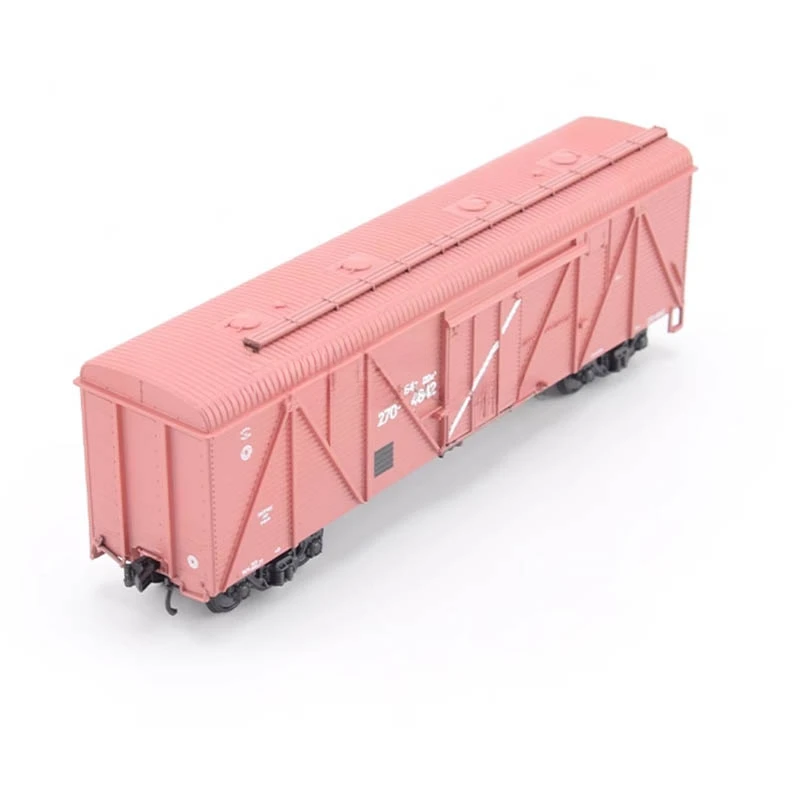 New 1/87 Soviet Freight Car 11-066 Train Model Covered Lorry Railway Transport Car SJLKN001 Train Model Toy