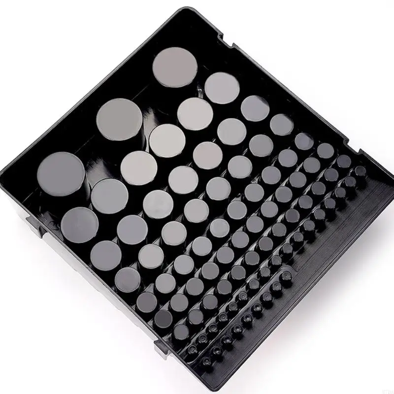 M7DA Tool Storage Box with 85 Holes for Quick Access to Drill Bit and Milling Cutter