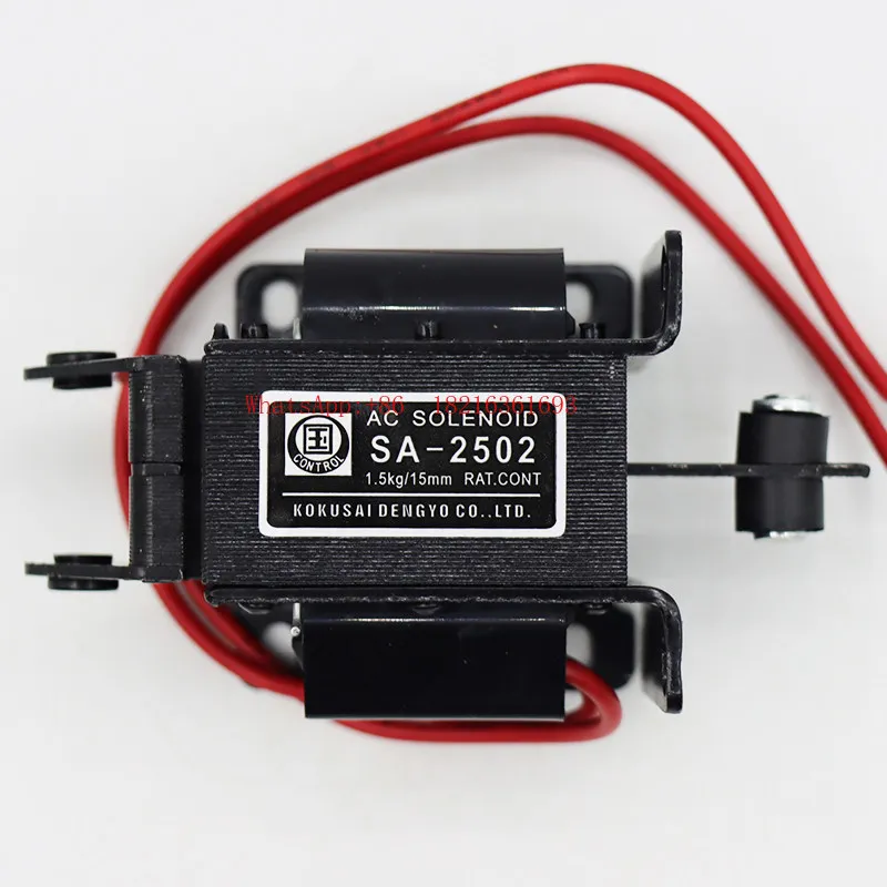 

Электромагнит тяговый SA-2502/2602/2402, 1.5 кг, 15 мм, малый, AC220V