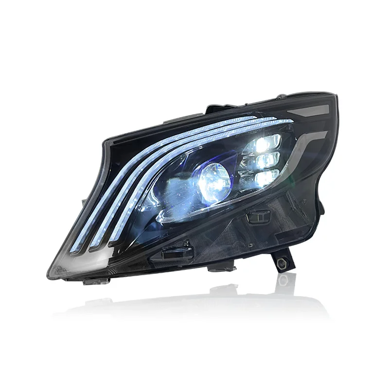 Suitable for Mercedes-Benz vito W447 retrofitted led headlight assembly Vito lens accessory New v260 taillight rescheduled