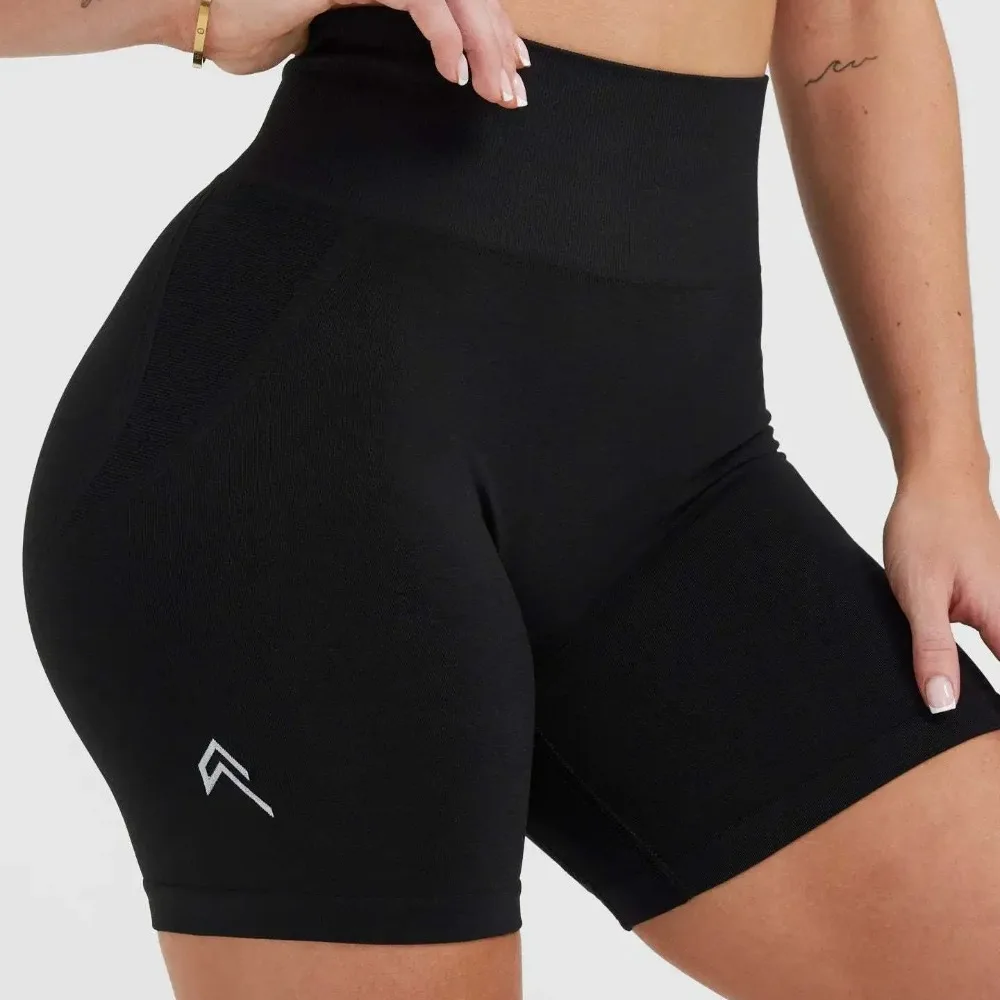 Oner ativo sem esforço wome shorts sem costura shorts de yoga silicone impresso esporte shorts baixa com nervuras banda scrunch butt shorts