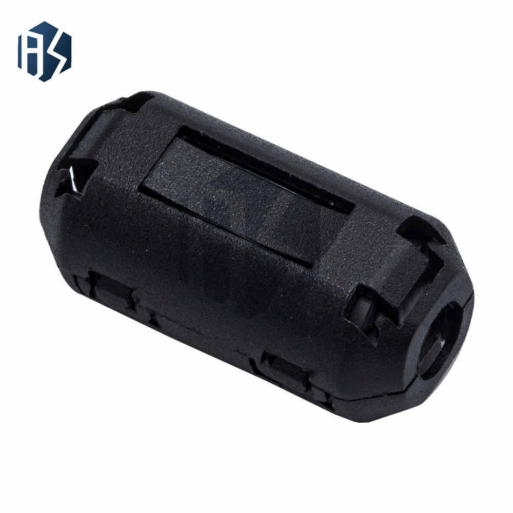 حلقة فريت بمشبك (5 مم): فلتر ضوضاء EMI/RFI للكابلات والمكونات - وظيفة القمع المدمجة