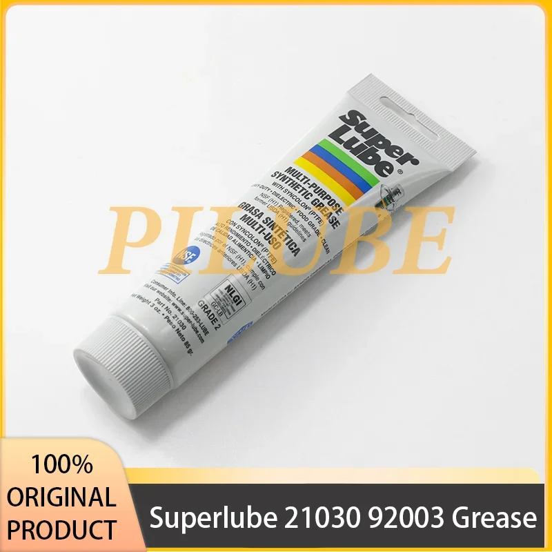 Superlube 21030 92003 85g เกรดอาหารป้องกันการกัดกร่อนฉนวนกันความร้อนทนอุณหภูมิสูงแบริ่งจาระบีผลิตภัณฑ์เดิม