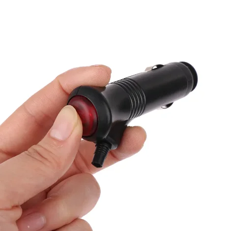 Car Lighter Plug Socket Power Connection with LED Switch with 3A