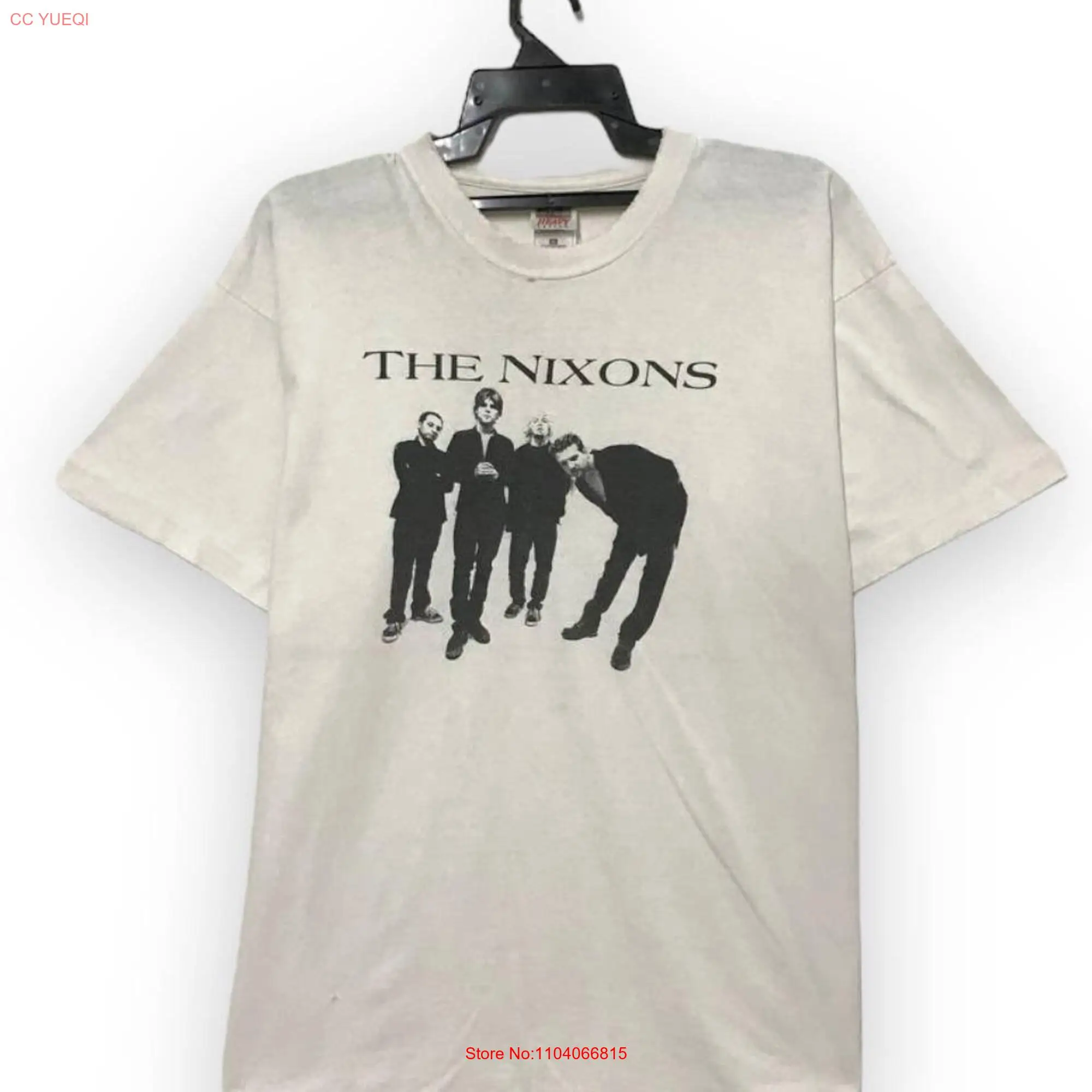 vintage 90s The nixons alternative rock band T Shirt tee roundneck crewneck tees size XL long or short sleeves