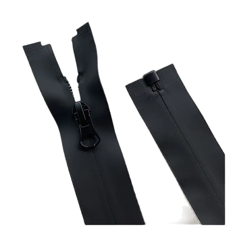 Spot Groothandel #5 Nylon Waterdichte Open-End Rits Casual Kledingjack Onzichtbare Rits Silder Met Tpu Waterdichte Film
