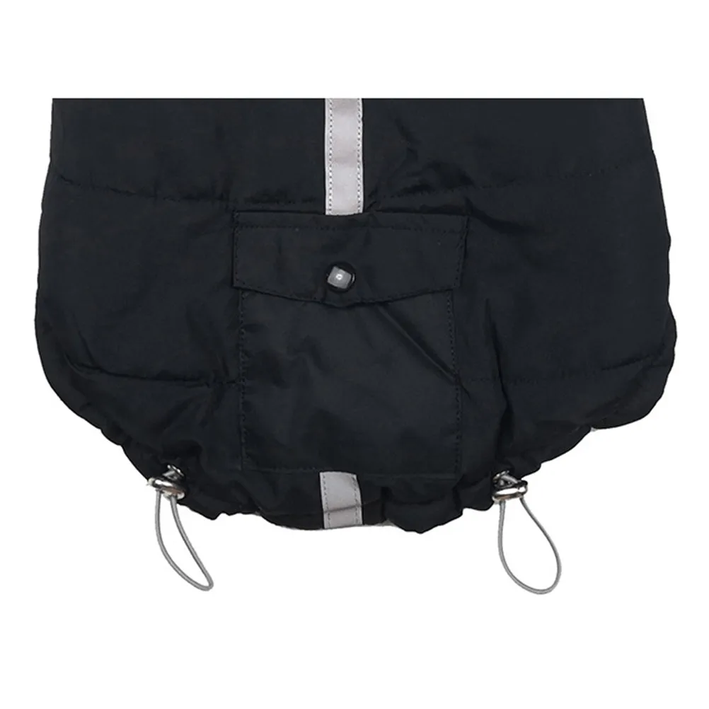 Dog Cotton Vest Keep Warm Glow in Dark Belly Coverage Reversible Light Breathable Outdoor Adventure