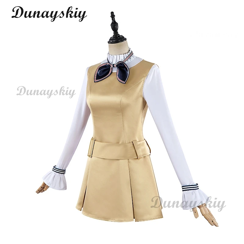 الموسم 2 M غان تأثيري حلي شعر مستعار أنيمي ميغان فستان الجوارب العليا فيلم الإرهاب موحدة تنورة دعوى حفلة اللعب الزي للمرأة الفتيات