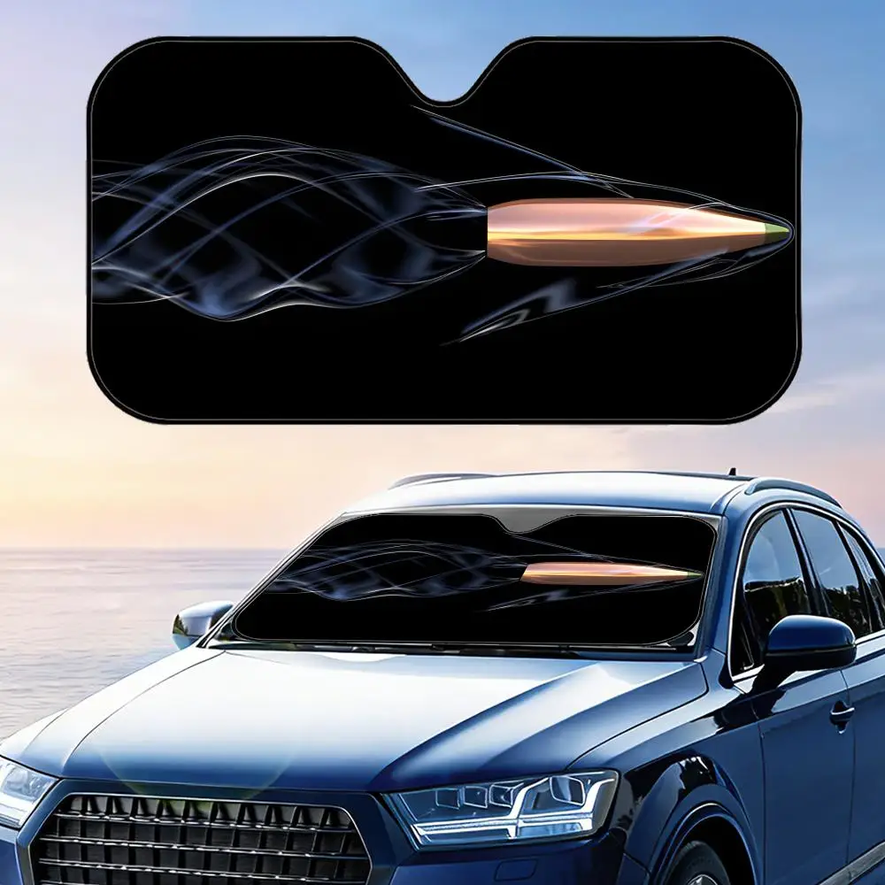 

Flying Bullet Sun Visor Reusable Aluminum Foil Windshield UV Protection Heat Insulation Cover Foldable Sun Visor Shade