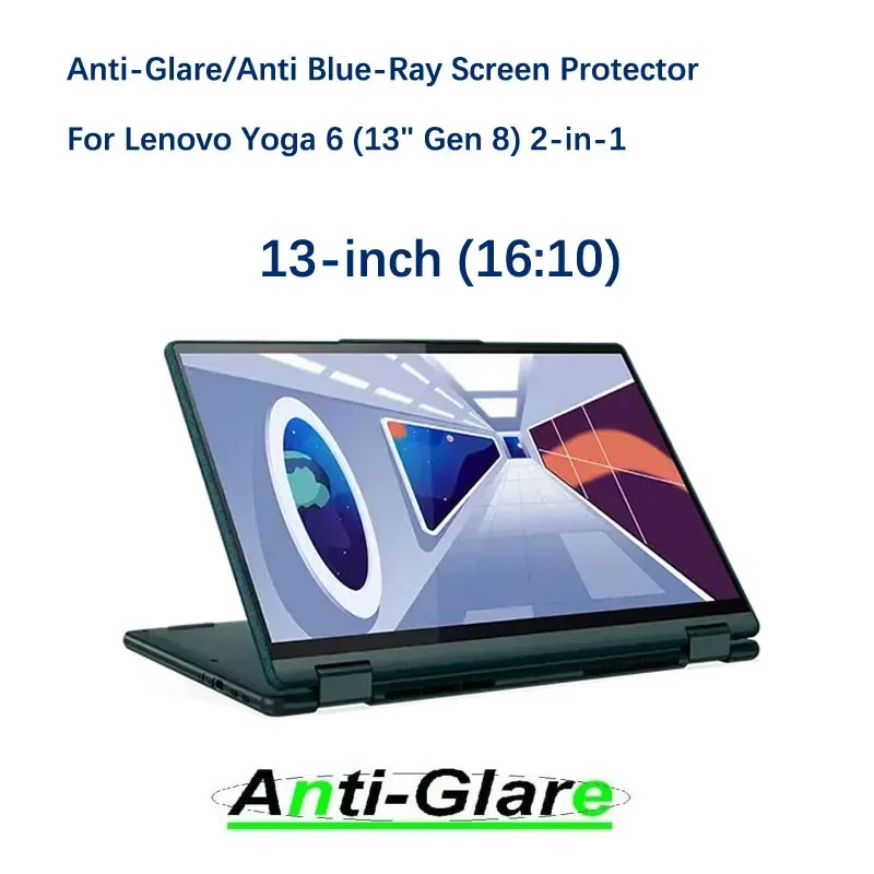 2X Anti-Glare Screen Protector Guard Cover for Lenovo Yoga 6 (13