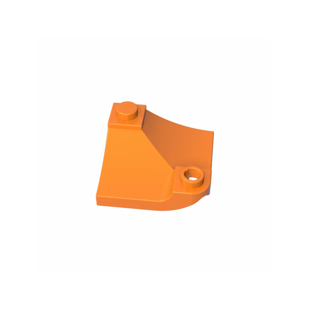 

Gobricks GDS-90297 Building Blocks Brick Curved, Internal, 1 x 3 x 3 with 1/3 Inverted Cutout compatible with lego 73682