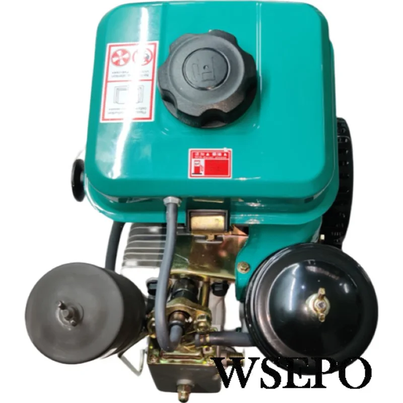 Top Quality! WSE-168FD 3HP(3.5HP) 196CC 1.8KW Horizontal Shaft Air Cool Diesel Engine W/.EStart Applied For Multi-Purpose