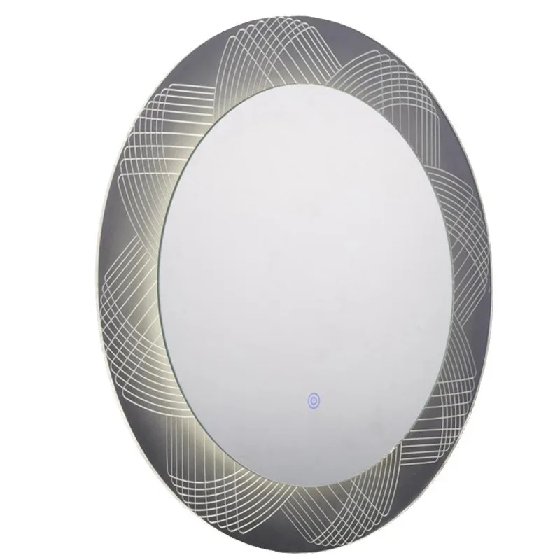 Yamagata patterned bathroom acrylic frame bathroom decorative mirror