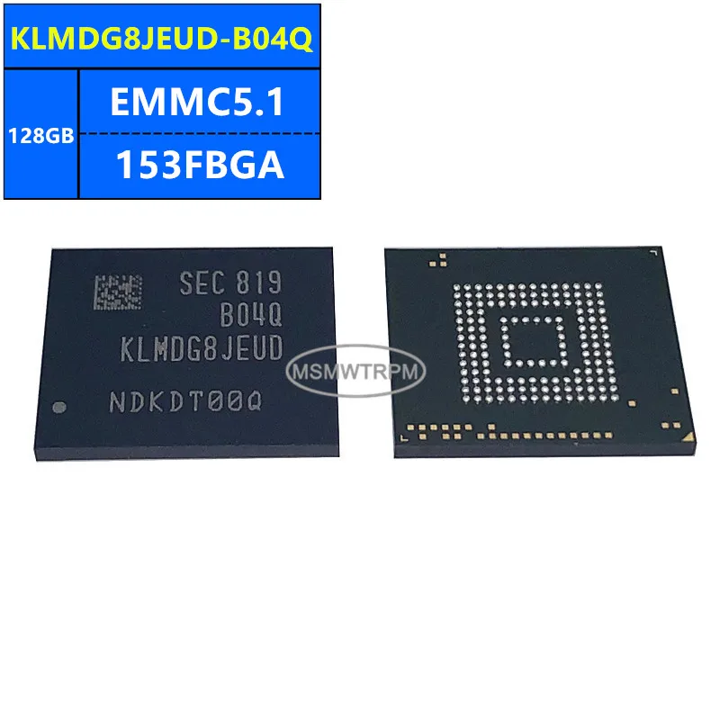 KLMDG4UCTB-B041 KLMDG4UCTA-B041 KLMDG8JEUD-B04Q EMMC5.1 128GB 153FBGA Memory Chip IC Electronic Components New Original