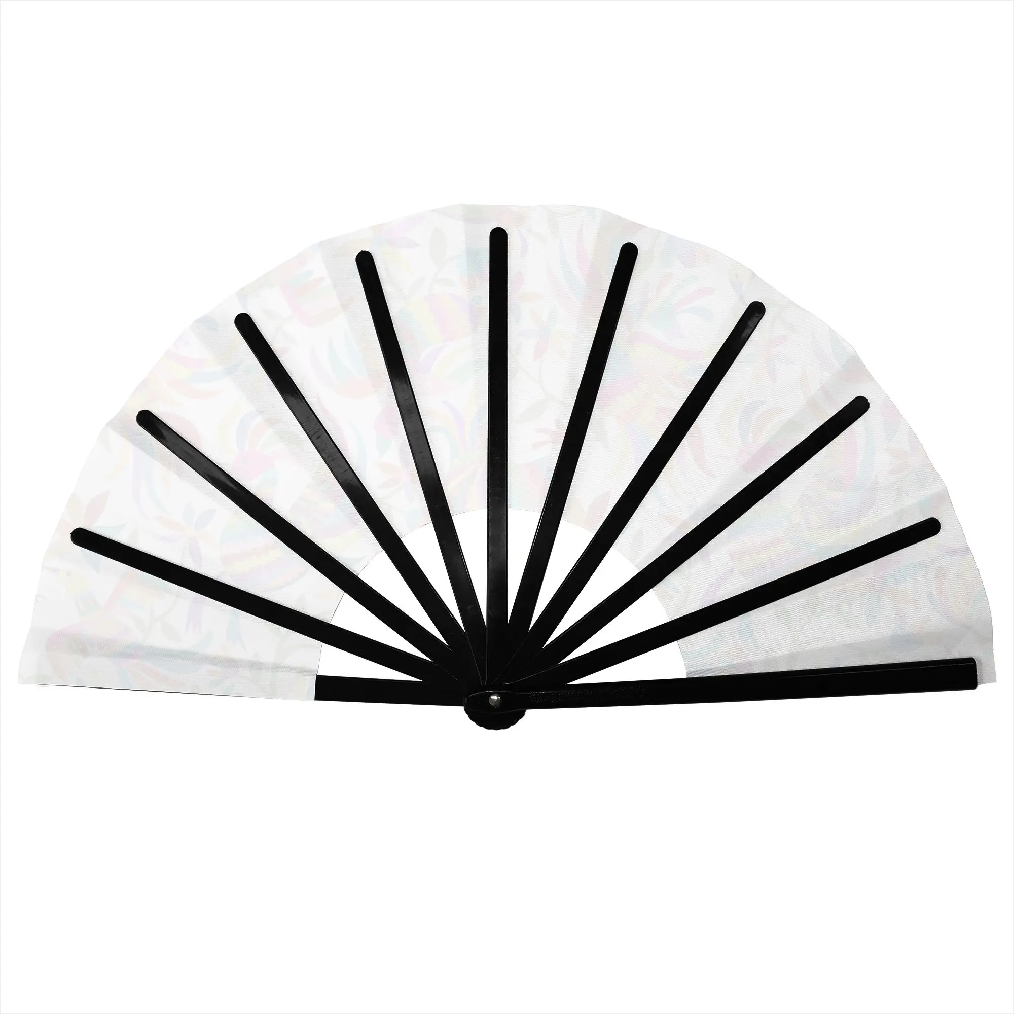 Mexican Flying Otomi Birds Ole By Virginia Folding Hand Fan Animal  Polyester Fabric Fan Funny Summer Accessory Decorative Fans