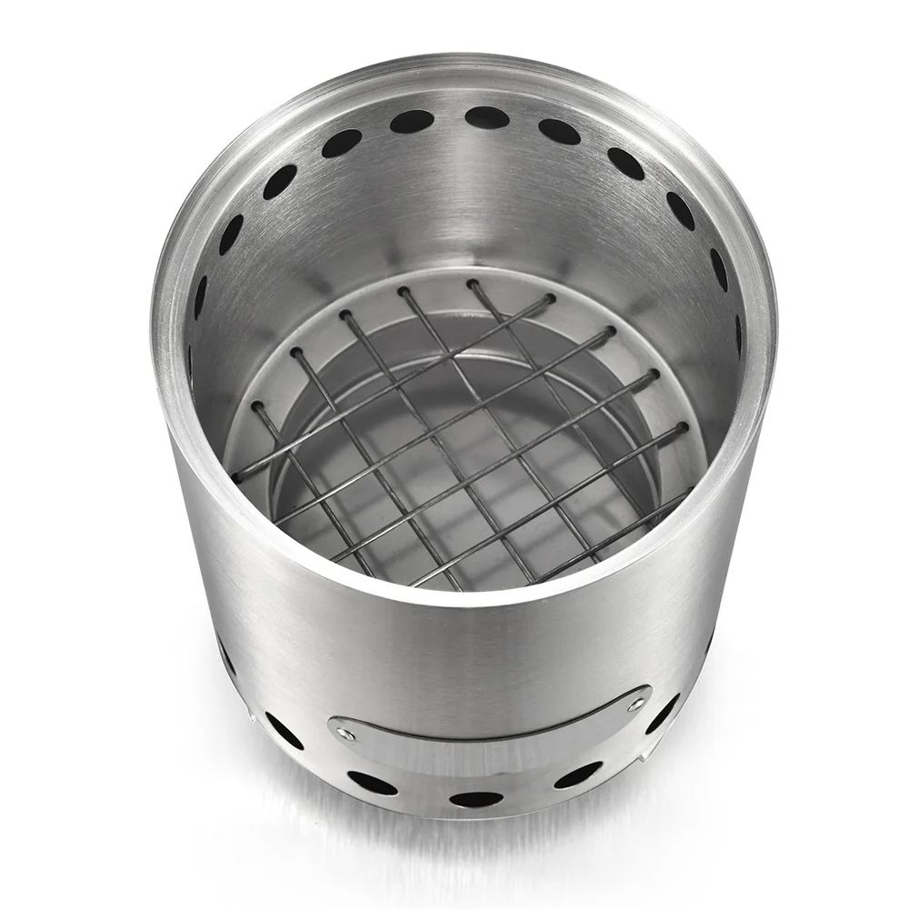 Wholesale 7inch Tabletop Fire Pit Low Smoke Camping Stove for Outdoor Safe Burning Firepits, Fueled Pellets or Wood