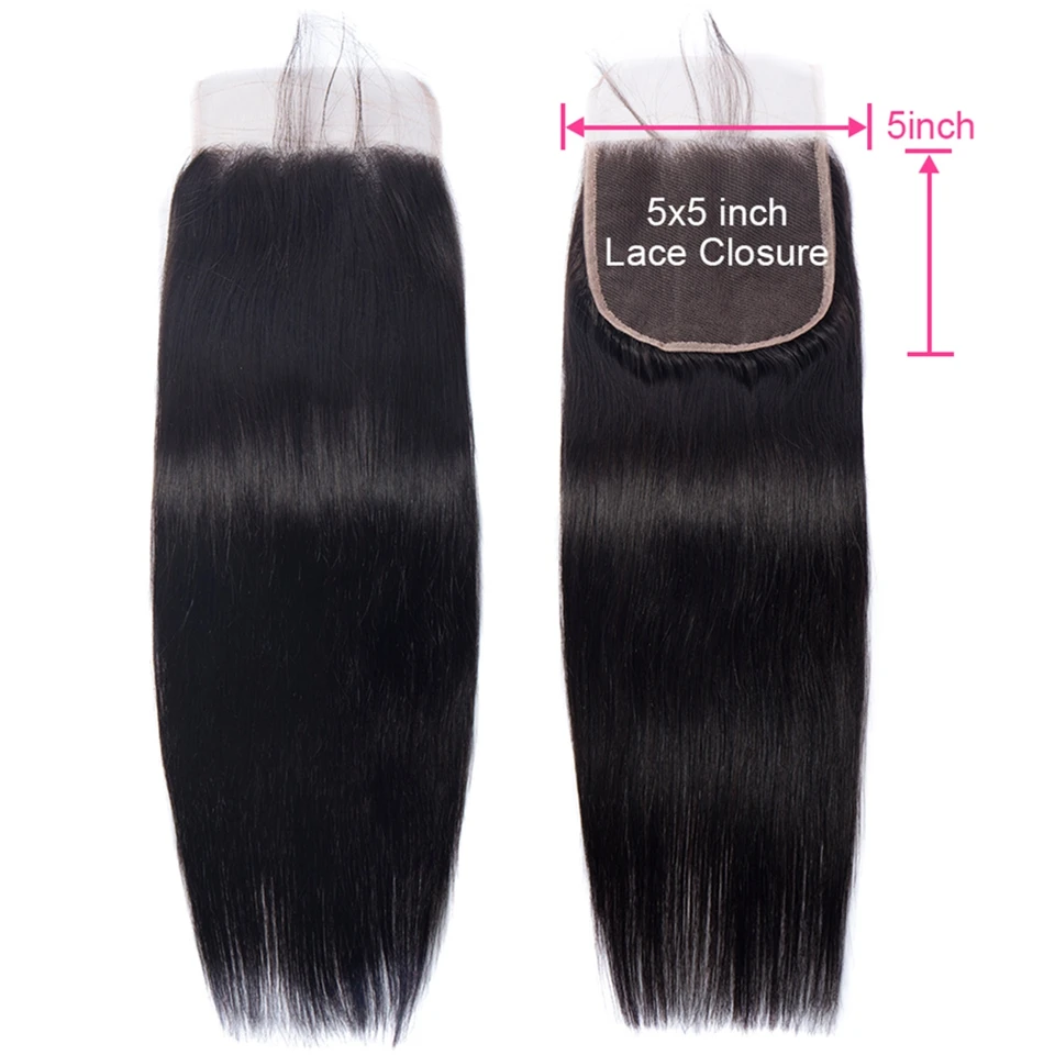 Alipretty Raw Vietnamese Straight HD 5x5 Lace Closure Baby Hair Top Closure Human Hair Pre Plucked Natural For Black Women Remy