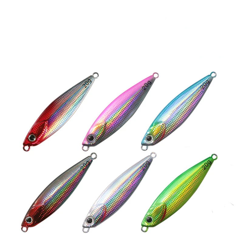 1Pcs Micro Metal Jig 10g 15g 20g Sea Pike Bass Jigging Lure Shore Long Casting Spoon Saltwater Fishing Lures Artificial Bait